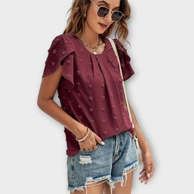 Mia | Elegant Polka Dot Blouse