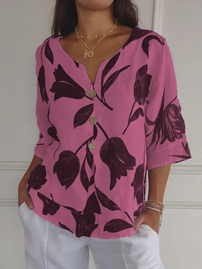 Maya | Chic Floral Blouse
