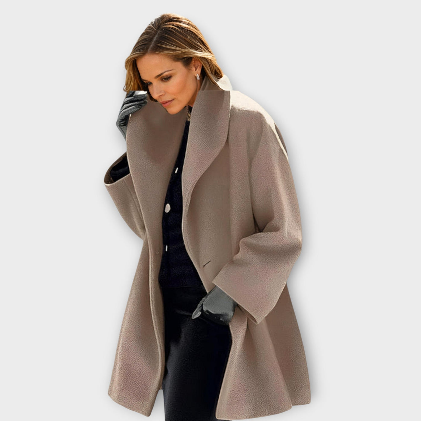 Maya | Windproof Wool Coat