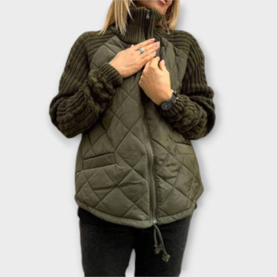 Mia | Elegant High Collar Jacket