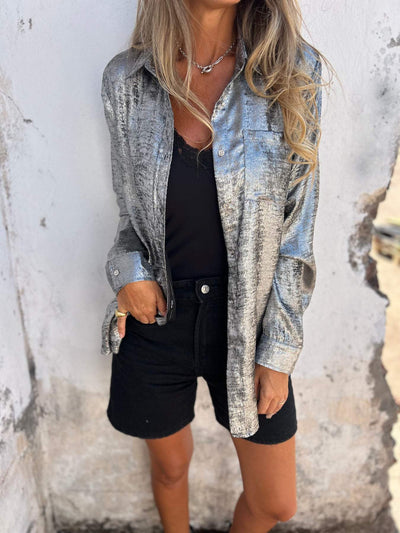 Mia | Sleek Shimmer Top