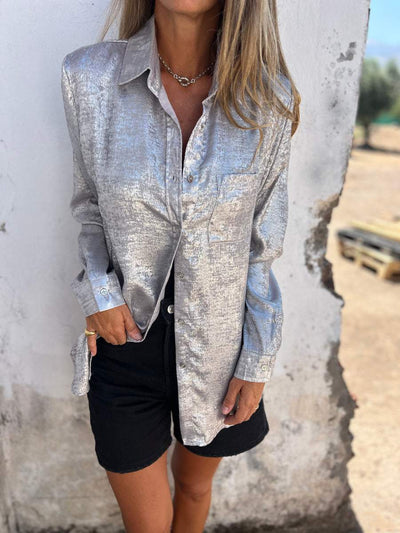 Mia | Sleek Shimmer Top
