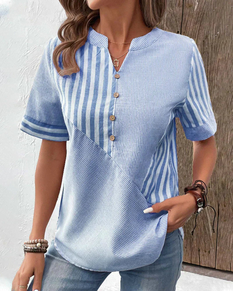 Megan | Timeless Striped Top