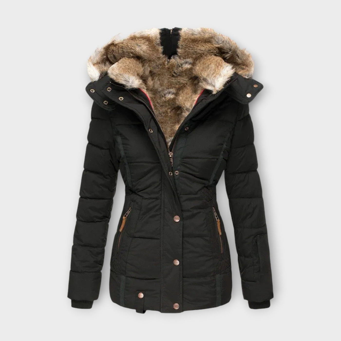 Ava | Elegant Faux Fur Jacket