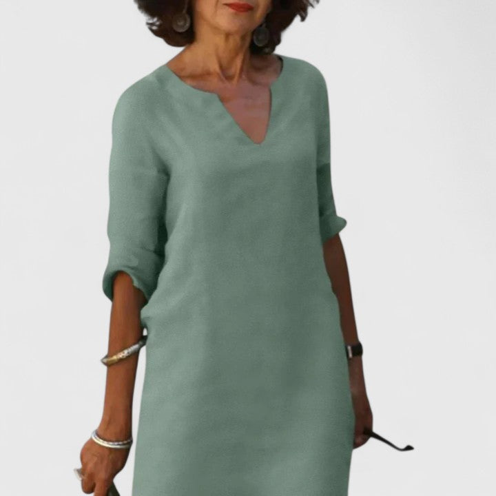 Hannah | Stylish V-Neck Dress