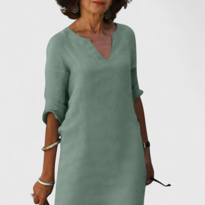 Hannah | Stylish V-Neck Dress