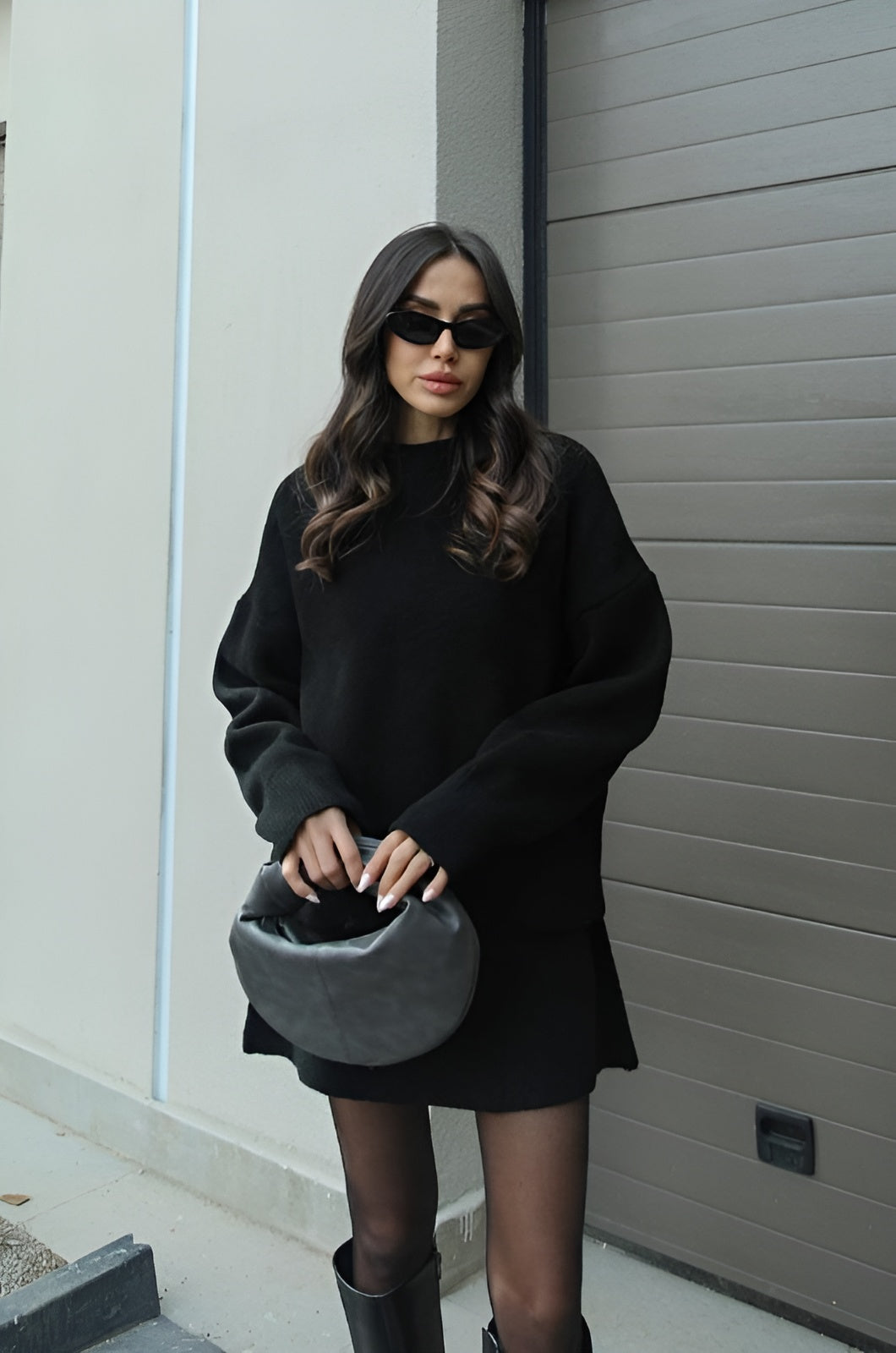 Lily | Cozy Sweater Skirt Set