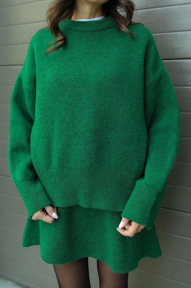 Lily | Cozy Sweater Skirt Set