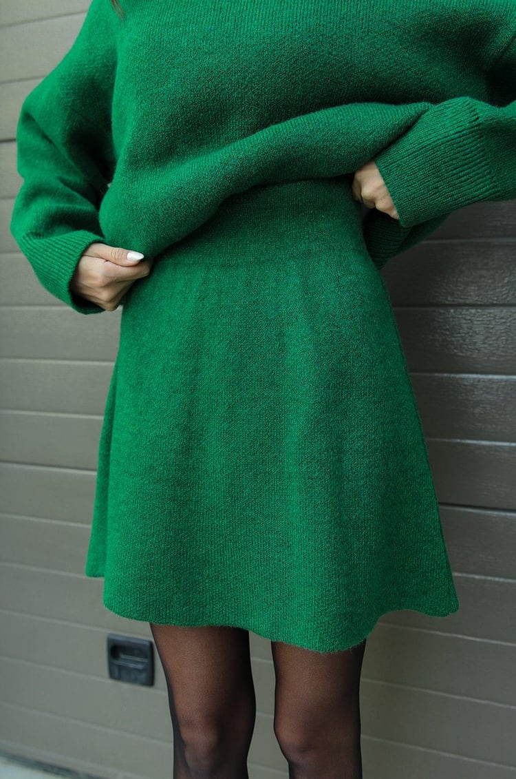 Lily | Cozy Sweater Skirt Set